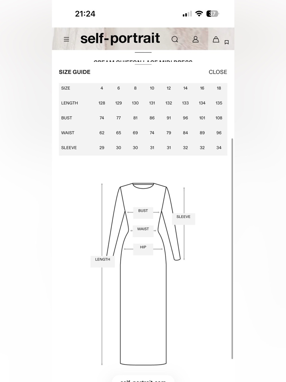 NWT - Self- Portrait dress - Picture 15 of 17